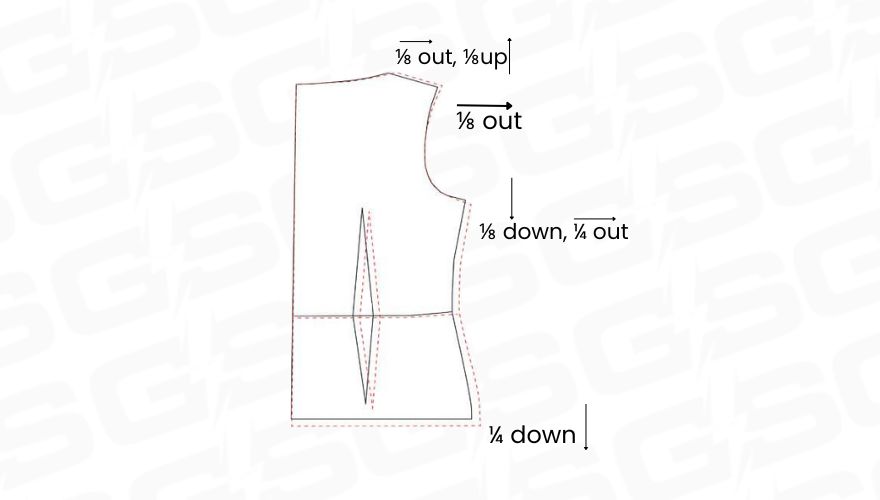 easy pattern grading technique